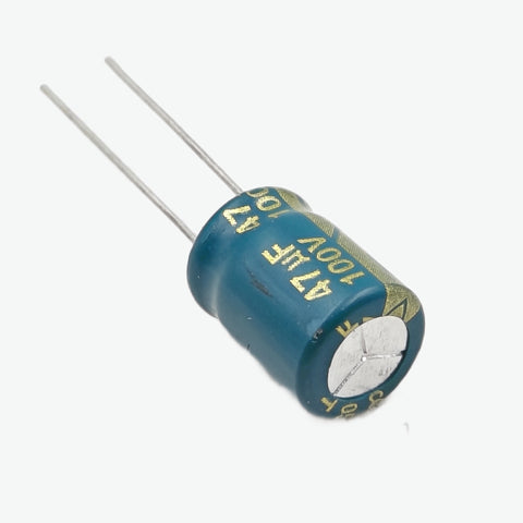 47uF 100V Radial Electrolytic Capacitor 