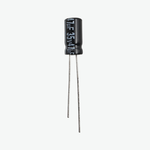 47uF 35V Radial Electrolytic Capacitor - Through Hole Package