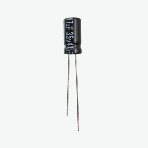 47uF 35V Radial Electrolytic Capacitor - Through Hole Package
