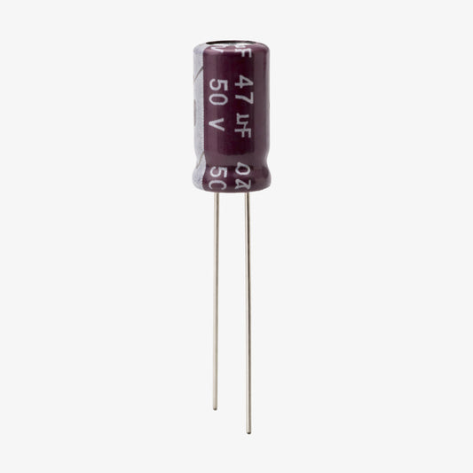 47uF 50V Aluminum Radial Electrolytic Capacitor - Through Hole Package