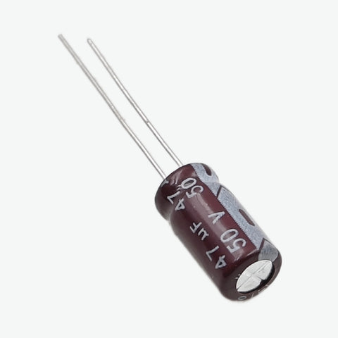 47uF 50V Radial Electrolytic Capacitor
