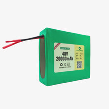 Load image into Gallery viewer, 48V 20Ah Rechargeable Lithium Ion Battery