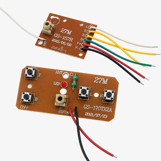 4CH 27MHZ Remote Transmitter & Receiver Board