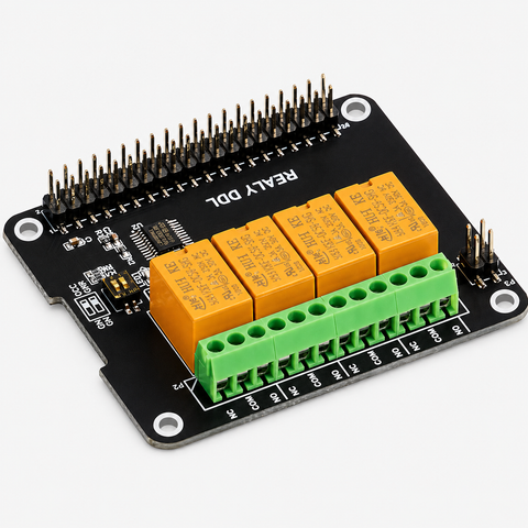 GeeekPi Raspberry Pi Expansion Board 4 Channel Relay Board Module for Raspberry Pi 4B, 3B+, 3B & 2B
