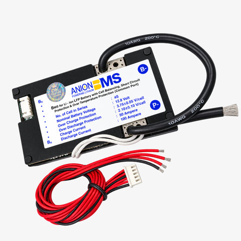 4S 12.8V 50A BMS for Lithium Ion LFP Battery 
