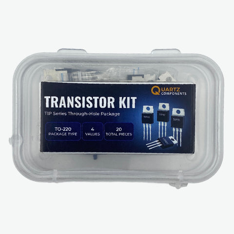4 Values Bipolar Power Transistor Kit from TIP31 to TIP41 TO-220 DIP Package - 20Pcs