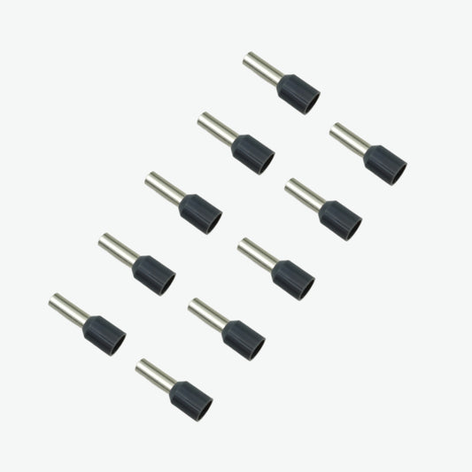 4 sqmm Insulated Terminal Ferrule End Lug (Pack of 10) Crimp Wire Lugs/End Sealing Lugs/Crimp Connectors/Tubular Lugs (E-4008)