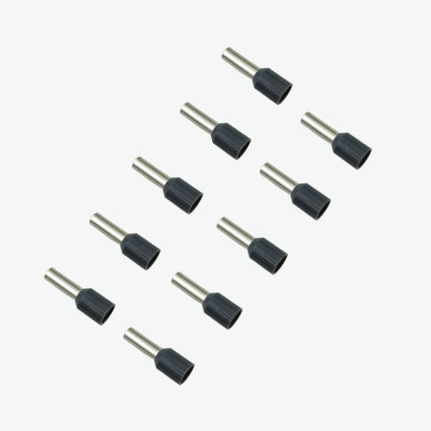 4 sqmm Insulated Terminal Ferrule End Lug (Pack of 10) Crimp Wire Lugs/End Sealing Lugs/Crimp Connectors/Tubular Lugs (E-4008)