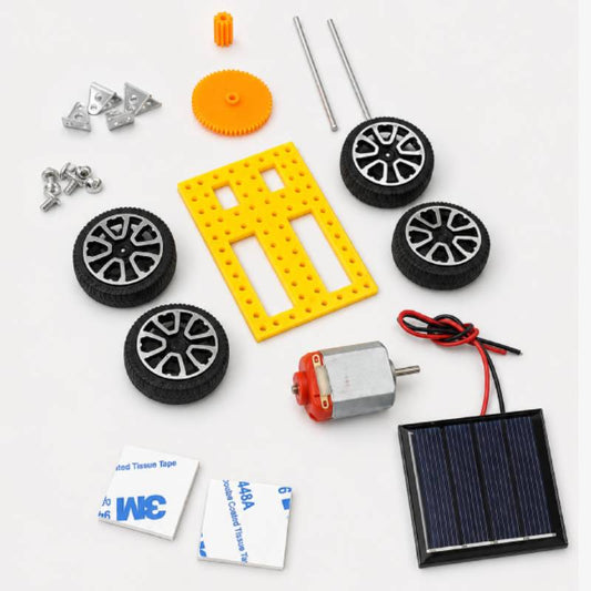Mini DIY Solar Powered Toy Car Kit