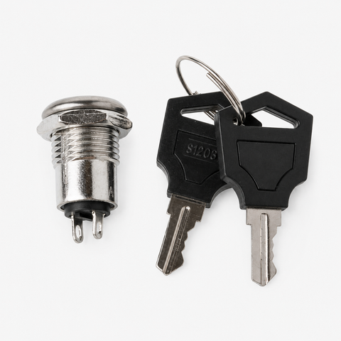 Electric 2 Positions ON OFF Metal Keylock Switch