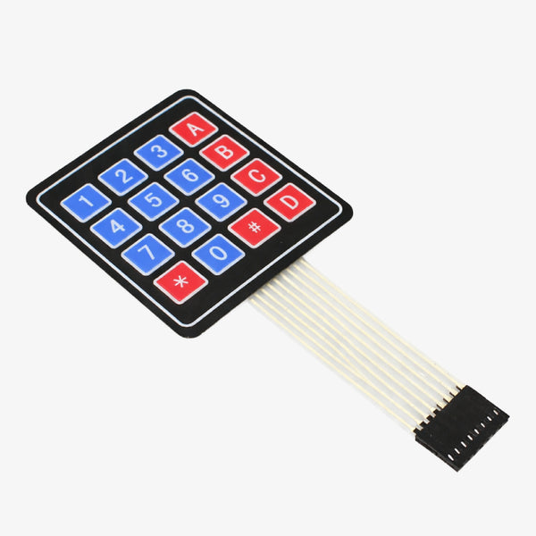 4x4 Matrix Membrane Keypad 16 Key Switch Module