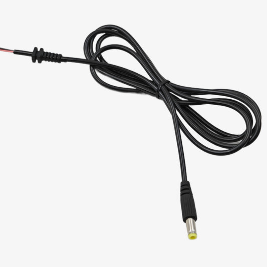 DC Jack Male Connector 5.5 x 2.5mm with 1.5 meter Cable