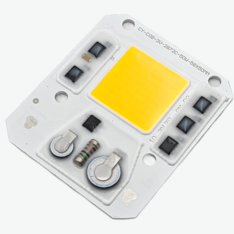 50W 5850 LED chip - High Power Warm White COB Light 300mA