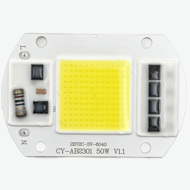 50W 6040 LED chip - High Power Cool White COB Light 300mA