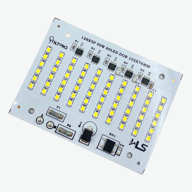 50W AC LED chip - High Power Set of 60 LED DOB Light 300mA