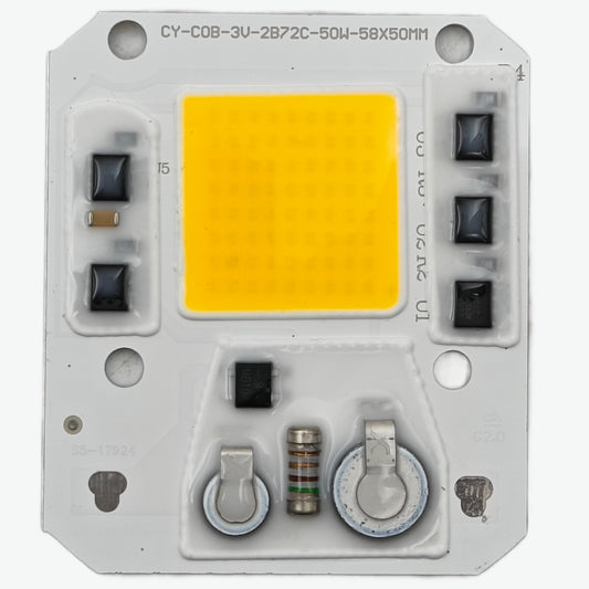 50W 5850 LED chip - High Power Warm White COB Light 300mA
