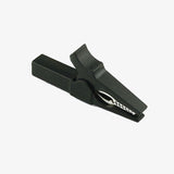 55mm Copper Insulated Crocodile Clip with 10mm Opening for Banana Plug 4mm - Black