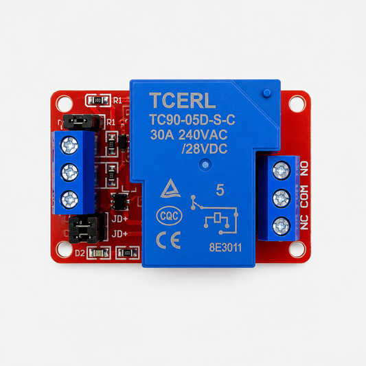 5V 30A 1-Channel Relay Module With Optocoupler High/Low Level Trigger