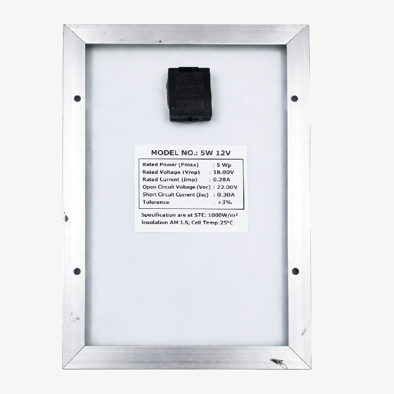 5W 12V Polycrystalline Solar Panel 