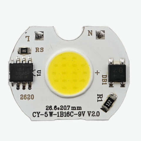 5W LED 220V AC COB Light 300mA