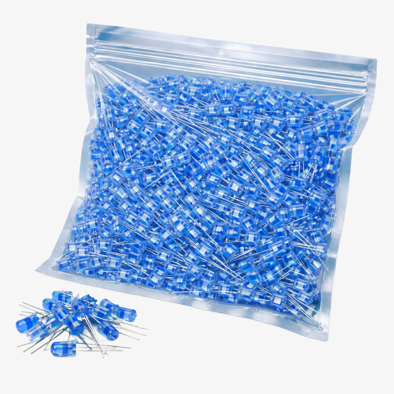 5mm Blue LED 1000pcs Pack 