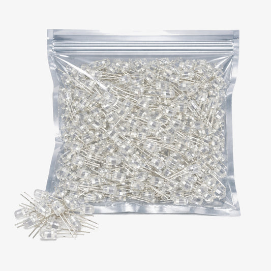 5mm White LED 1000pcs Pack