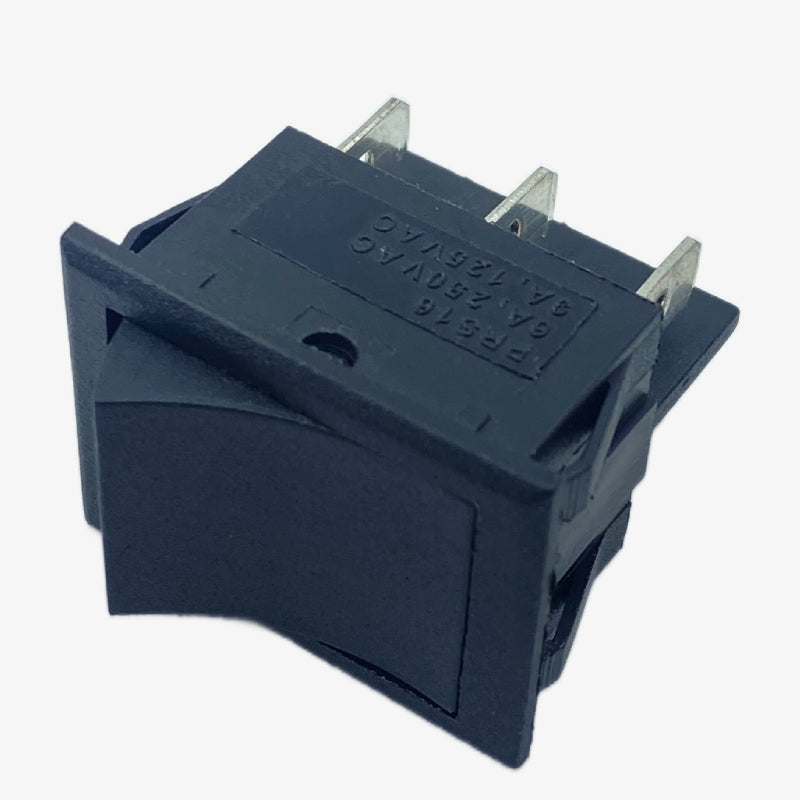 6-Pin DPDT Miniature Rocker Switch - 6A - 9A 250V AC