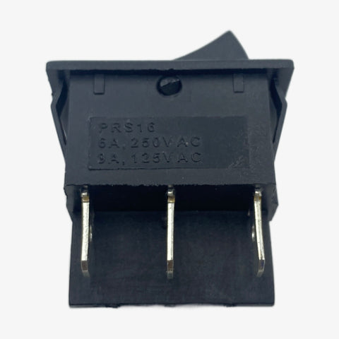 6-Pin DPDT Miniature Rocker Switch - 6A - 9A 250V AC
