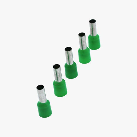 6 sqmm Insulated Terminal Ferrule End Lug (Pack of 5) Crimp Wire Lugs/End Sealing Lugs/Crimp Connectors/Tubular Lugs (E-6012