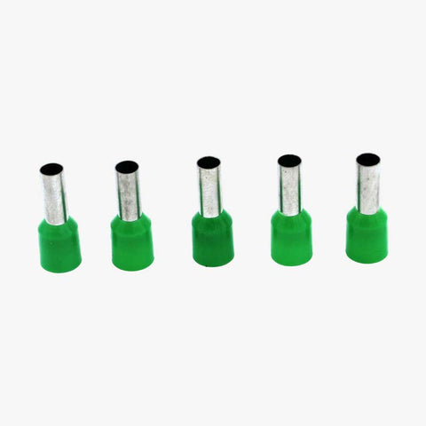 6 sqmm Insulated Terminal Ferrule End Lug (Pack of 5) Crimp Wire Lugs/End Sealing Lugs/Crimp Connectors/Tubular Lugs (E-6012