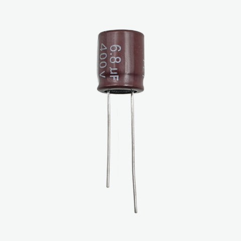 6.8uF 400V Radial Electrolytic Capacitor 