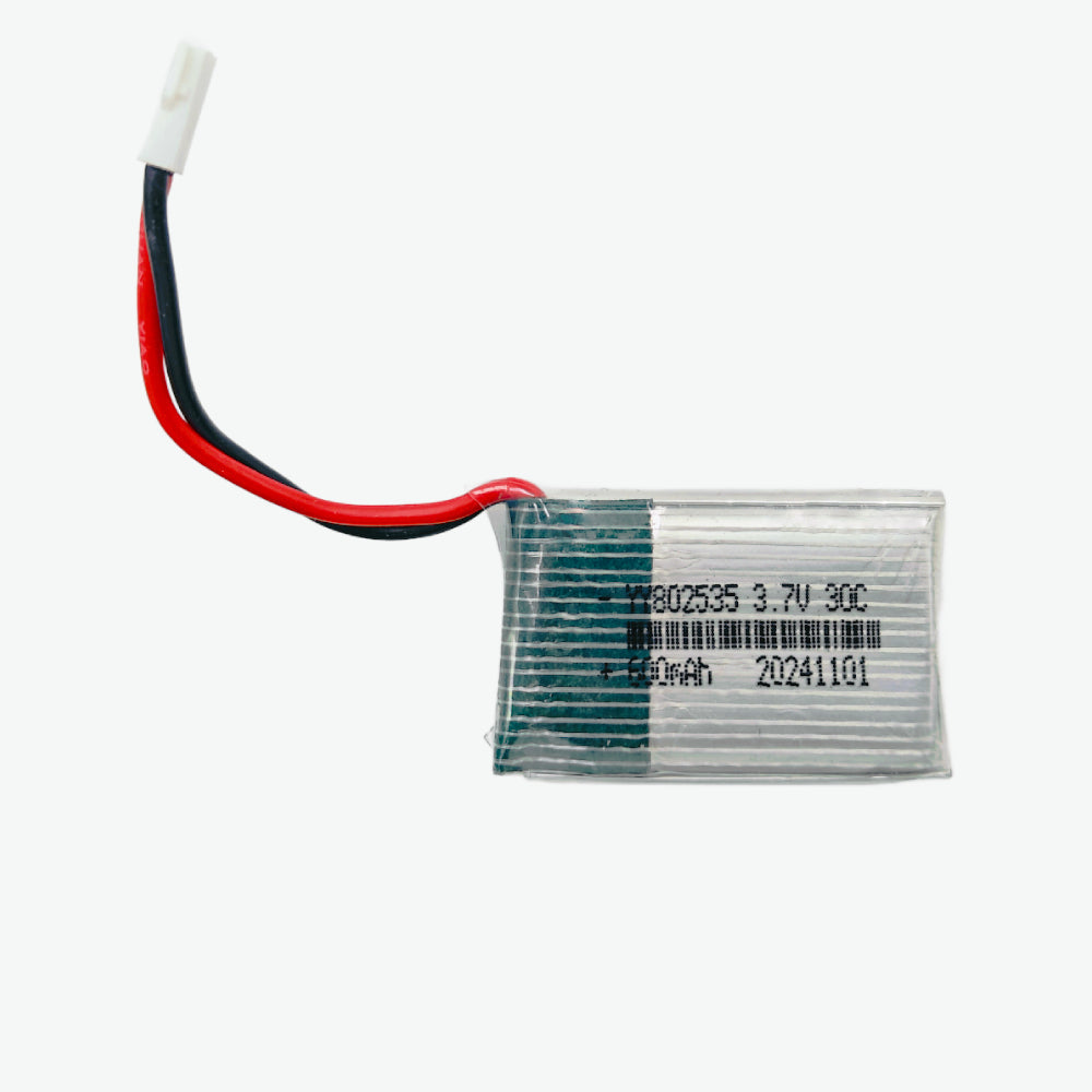 Lipo Rechargeable Battery- 3.7V/600mAH For RC Drone