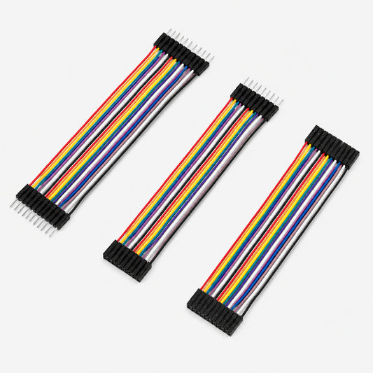 Jumper Wires Combo Pack 10 cm- Male to Male, Male to Female, Female to Female (Set of 120)