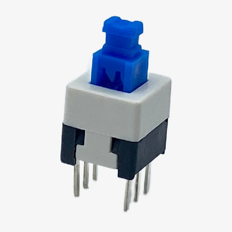 6 Pin Square 7mmx7mm DPDT Mini Push Button / On Off Switch - Non Locking