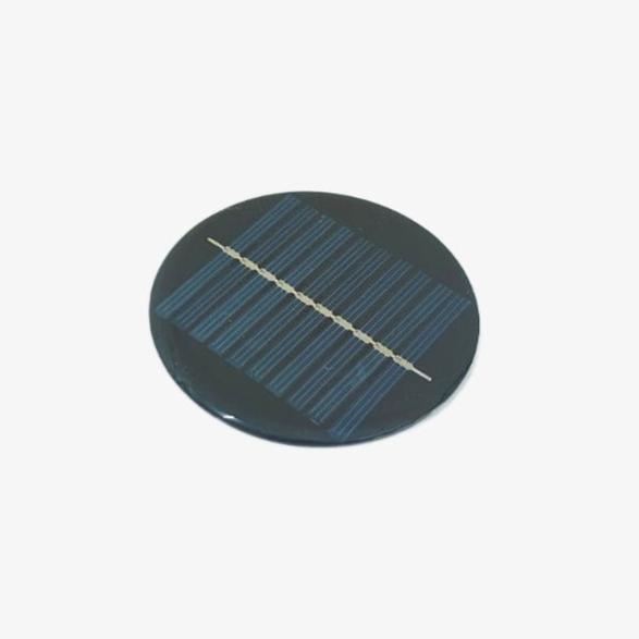 Portable Round Solar Panel 0.48W 6V 80mA