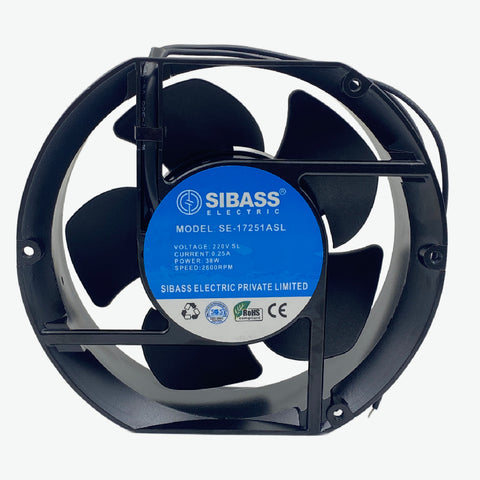 6 inch Axial Fan Oval for Cooling - 220/240 VAC