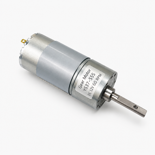 YS37-555 12V DC Gear Motor - 60RPM
