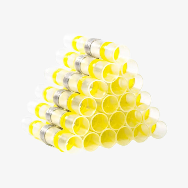 6mm Electrical Waterproof Seal Heat Shrink Splice Wire Sleeve - Yellow