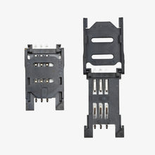 Load image into Gallery viewer, 6 pin Flip Open SIM Card Holder Hinge Cover Type