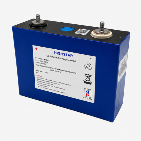 Highstar 3.2V 100Ah LiFePO4 Prismatic Battery Cell