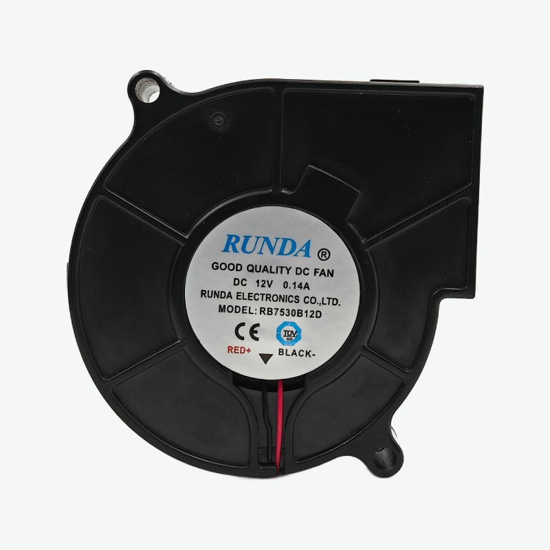 7530 12V DC Powerful Blower Cooling Fan (75x75x30mm)