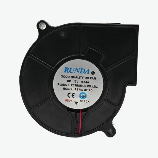 7530 12V DC Powerful Blower Cooling Fan (75x75x30mm)