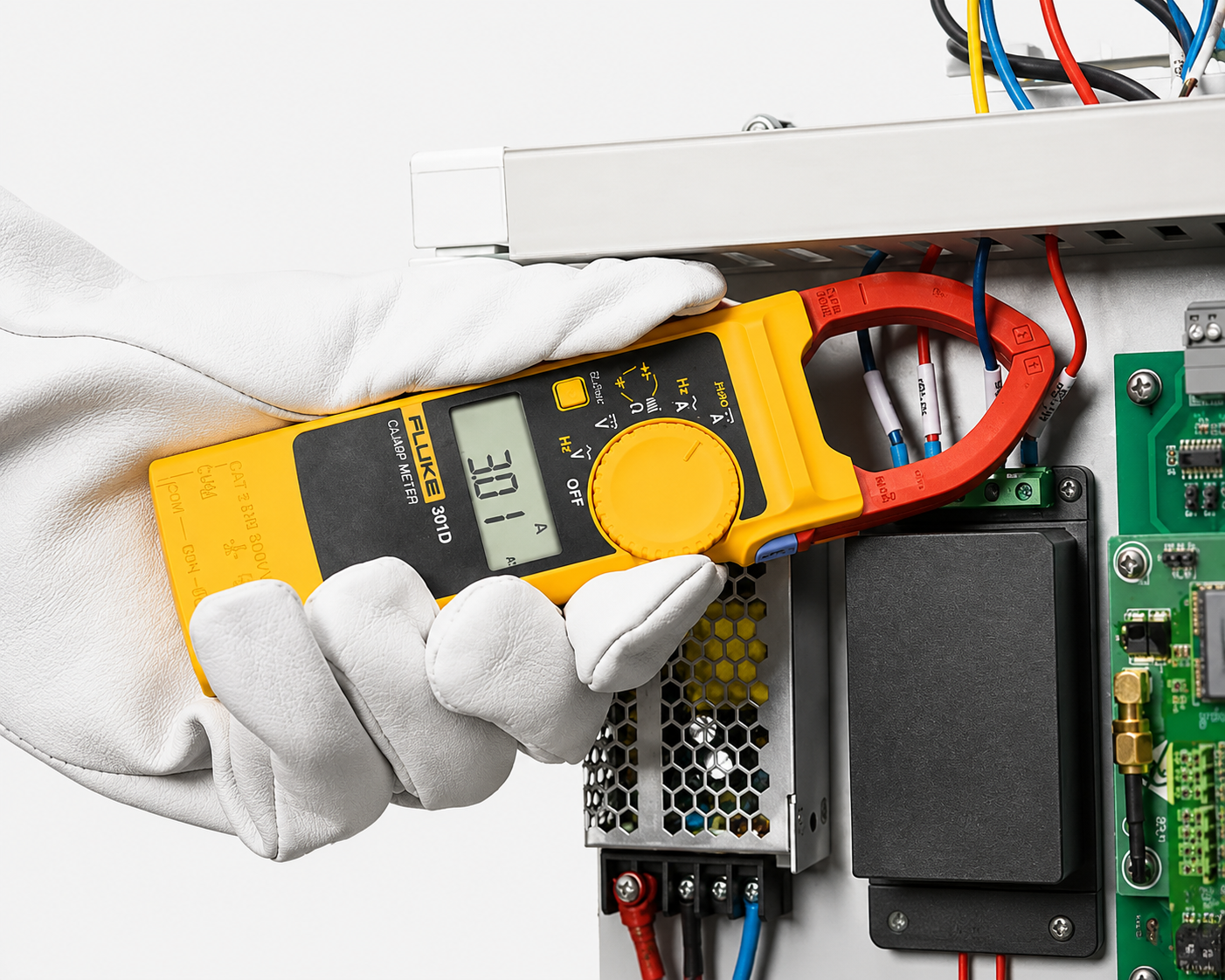 Fluke 301D 600A AC/DC Clamp Meter with 1 Year Warranty