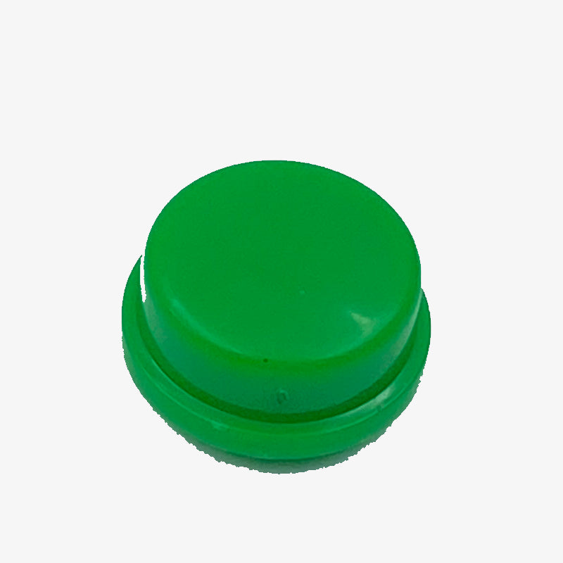 Round Cap for Square Tactile Switch 12x12x7.3 mm (Green)