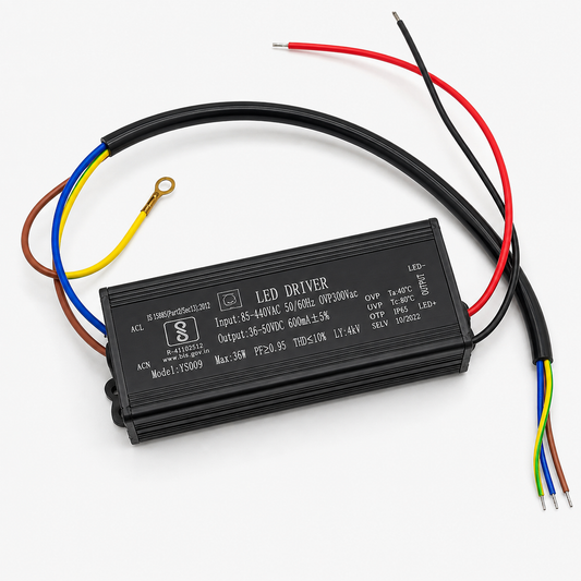 36W LED Driver Module with 600mA Output current and 34-63V Output DC Voltage