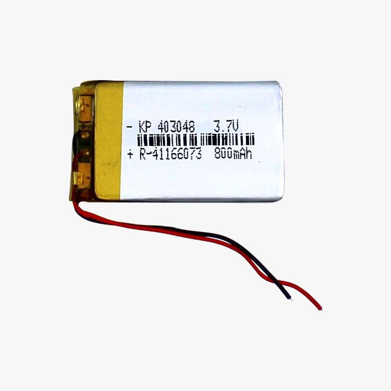 3.7V 800mAH Li-po Rechargeable Battery