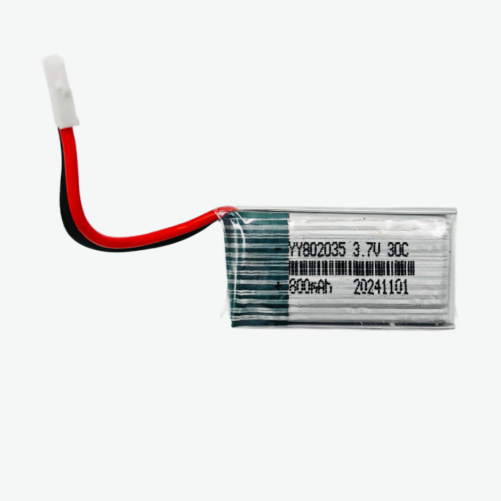 3,7V 380mAh LiPo Dronebatterij – 702035 – Met Overbelastingsbeveiliging – Lichtgewicht, Stabiel, Voor Compacte Drones