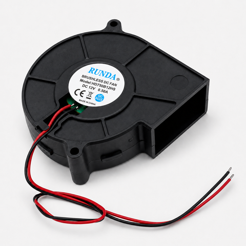 7530 12V DC Powerful Blower Cooling Fan (75x75x30mm)