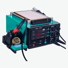 Load image into Gallery viewer, YIHUA 853AAA-I 3 in 1 Digital SMD Rework Soldering Station with Hot Air Gun