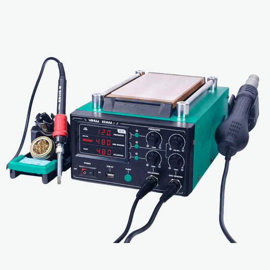 YIHUA 853AAA-I Basic Version 3 in 1 Digital SMD Rework Soldering Station